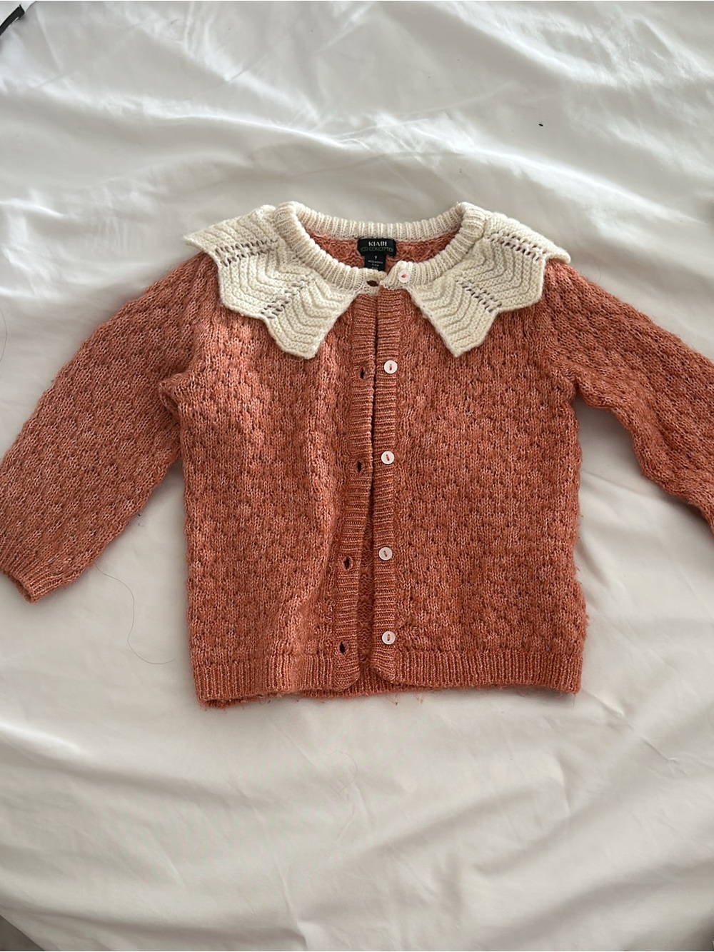 Kiabi Baby Knit Cardigan 9M Terracotta
